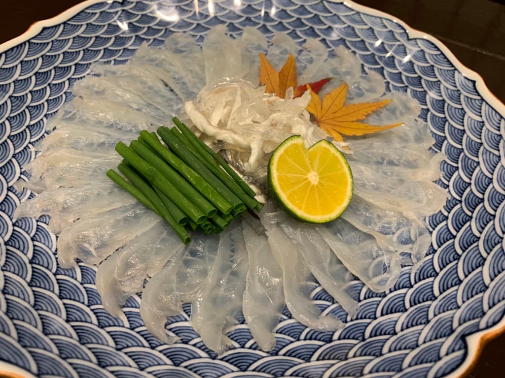 冬の贅沢 河豚コース