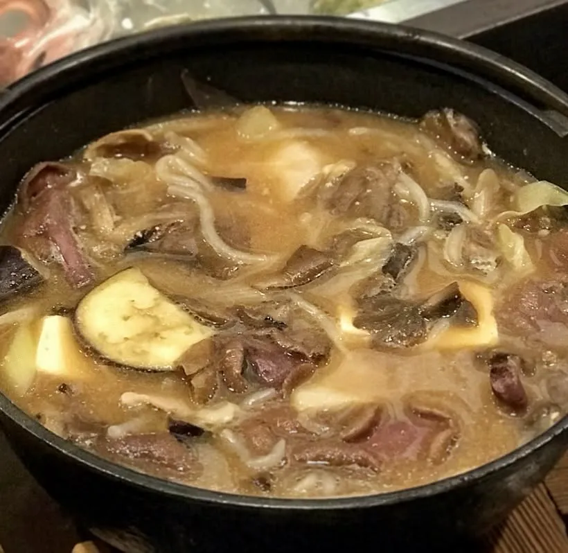 きく蔵名物「きのこ鍋」
